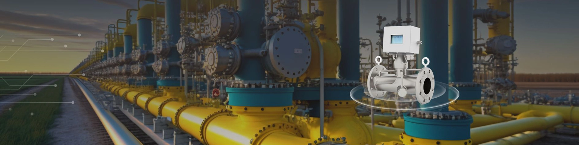 Doğal gaz akış ölçer