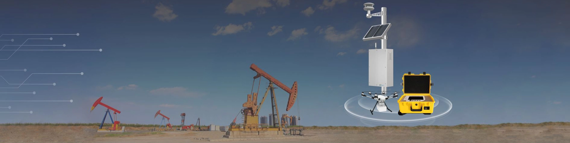 Sürekli metan emisyonu izleme sistemi